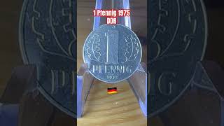 1 Pfennig 1975 Deutsche Demokratische Republik DDR 🇩🇪 youtubecreatorcommunity coin shorts [upl. by Gill]