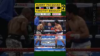 Manny Pacquiao 🇵🇭 VS 🇺🇸 Timothy Bradley 2  April 12 2014  ROUND 3 [upl. by Huoh984]