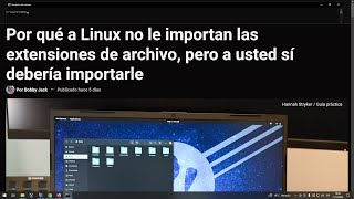 Por qué a Linux no le importan las extensiones de archivo pero a usted sí debería importarle [upl. by Amrak959]