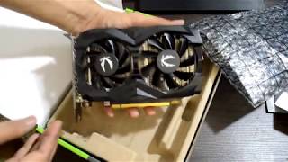 Zotac Gaming GTX 1660 Ti Unboxing Temperature Power Consumption [upl. by Mauricio106]