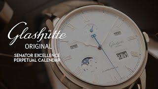 First Look at the Glashütte Original Senator Excellence Perpetual Calendar [upl. by Aysahc]