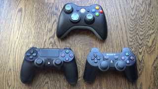 DualShock 4 vs DualShock 3 vs Xbox 360 Kontrolcüsü [upl. by Myrtle]