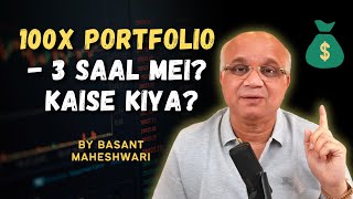 100x Portfolio  3 Saal Mei Kaise Kiya [upl. by Ainattirb346]