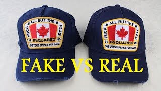 How To Spot a Fake Dsquared2 Hat  Real vs Fake Dsquared2 Cap [upl. by Pellikka147]