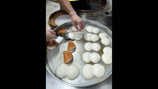 Rice buns with a fine texture made in Hubei breakfast chineasefood [upl. by Briney]