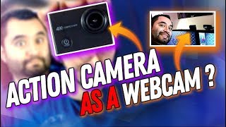 Can you use an ACTION CAM as a WEBCAM  Dbpower N5S vs C920 [upl. by Sondra589]