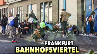 Der GEFÄHRLICHSTE Ort in Frankfurt 😳 Taunusstraße Bahnhofsviertel 😱🔥 [upl. by Lledyl567]