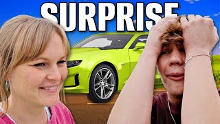 We SURPRISE our 17 Year Old SON with a CAR emotional [upl. by Harbird]