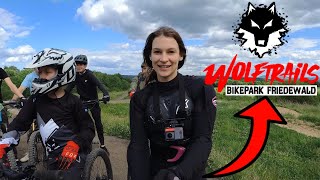 9JÄHRIGER Mountainbiker zeigt mir die WOLFTRAILS Bikepark Friedewald  klein aber feinmanongop [upl. by Ellimaj]