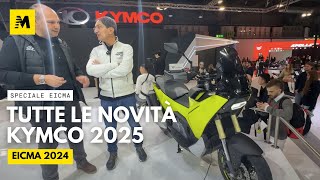 Novità KYMCO a EICMA 2024 nuovi scooter e una gamma completissima [upl. by Shayne]