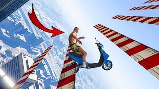 HARD PARCOURS EN FAGGIO  GTA 5 ONLINE [upl. by Arfihs]