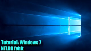 Windows 7 NTLDR fehlt  Bootmgr fehlt Tutorial [upl. by Aikenahs384]