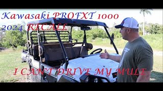 2024 Kawasaki Mule RECALL and Review [upl. by Ollie221]