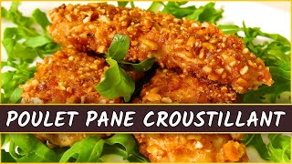 Recette du poulet pané croustillant [upl. by Rol225]