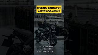 2024 Husqvarna Svartpilen 401 amp Vitpilen 250 launched in India  BikeWale shorts [upl. by Gillette]