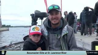 2023 Bassmaster Elite Live at St Lawrence River NY  PRADCOs Great Lakes Finesse  Pre Show Day 4 [upl. by Savage]