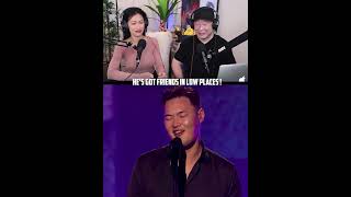 The Mongolian Cowboy EnkhErdene Sings I Got Friends In Low Places  AGT Fantasy Shorts Reaction [upl. by Candice]