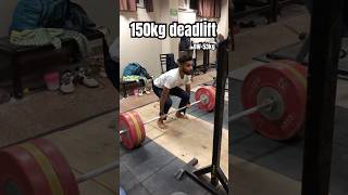 150kg deadlift BW53kg motivation ytstudio weightlifting subscribe fitness shorts gymdiwali [upl. by Rapp751]