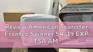 Review American Tourister Frontec Spinner 5419 EXP TSA AM [upl. by Anayit550]