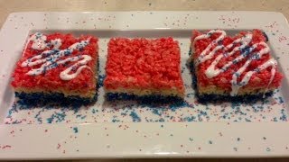 Fourth of July Rice Krispies Treats [upl. by Scarrow623]