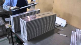 autobahn88 intercooler core building demostration [upl. by Naugal]