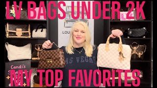 LV BAGS UNDER 2K MY TOP FAVORITES [upl. by Ahsielat]