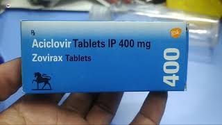 Zovirax Tablet  Aciclovir 400mg Tablet uses  Zovirax 400mg Tablet uses side effects benefit review [upl. by Araec]