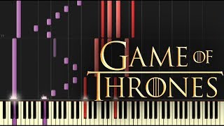 Game of Thrones  Chaos Is a Ladder arr A Wolfhearts Song Synthesia [upl. by Wehtam]