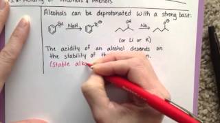 Acidity of Alcohols [upl. by Odilo190]