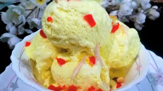 Custard ice cream recipe  Only 2 minutes  Easy homemade ice cream recipe [upl. by Nyraf]