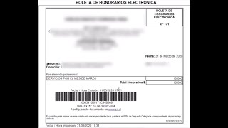 TODO SOBRE LA BOLETA DE HONORARIOS ELECTRONICA Vigente en 2024 [upl. by Lassiter]