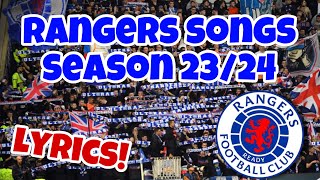 Rangers Song 2324 Season [upl. by Ginnie]