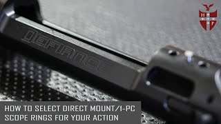 How to Select Direct Mount  1pc Scope Rings for Your Action [upl. by Thorwald]