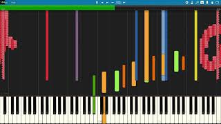 Black MIDISynthesia Legit Run OMORI OST  My Time 1029 Million Notes [upl. by Vivianna510]