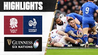 HIGHLIGHTS  🏴󠁧󠁢󠁥󠁮󠁧󠁿 England v France 🇫🇷  2023 Guinness Six Nations [upl. by Ledua]