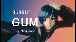 【NewJeans x KAITO】Bubble Gum MMD 【Camera amp Facial amp model DL】 [upl. by Nairrot]