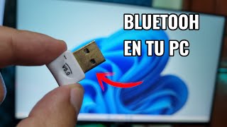 Cómo INSTALAR adaptador BLUETOOTH USB v50 en una PC con Windows 1110 [upl. by Snell]