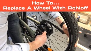 Replacing a wheel with Rohloff E 14 on your Riese amp Müller ebike [upl. by Ialocin]