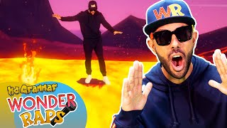 THE FLOOR IS LAVA 😯 Volcanoes for Kids 🌋  WONDER RAPS  MC Grammar 🎤  Kids Songs 🎵 [upl. by Sekoorb5]