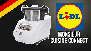 LIDL Küchenmaschine Monsieur Cuisine Connect SKMC 1200 Silvercrest Deutsch Review Unboxing [upl. by Paton970]