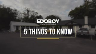 Edoboy 5 Things To Know [upl. by Eenaej]