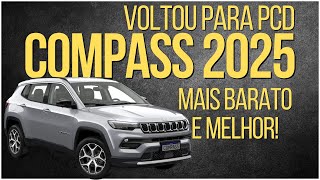 ðŸ”¥ JEEP COMPASS 2025 PARA PCD VOLTOU PREÃ‡OS INCRÃVEIS E NOVIDADES EXCLUSIVAS ðŸ”¥ [upl. by Zeret470]