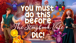 5 THINGS YOU NEED TO DO BEFORE THE STORYBOOK VALE DLC IN DDLV  kyras valley [upl. by Rfinnej]