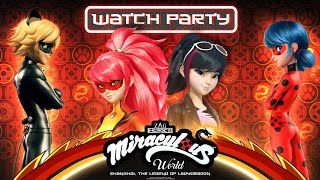 MIRACULOUS WORLD  🐉 Shanghai La Légende de Ladydragon ⭐ ÉPISODE ENTIER  WATCH PARTY 📺 [upl. by Maretz]