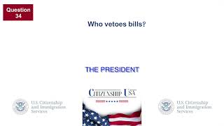 Quick Practice 100 Civics Questions amp Answers for US Citizenship Interview 2024 [upl. by Brecher]