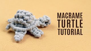 How To Make a Macrame Turtle Step by Step [upl. by Stempien]