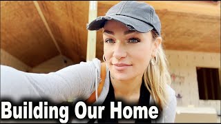 Home Building Update pt 1  Christina Randall  Homestead From Scratch [upl. by Aveneg882]