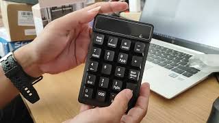 Cara Koneksikan Keypad Numeric Bluetooth  Pairing Numeric Keypad Numpad Bluetooth 40 [upl. by Nele]