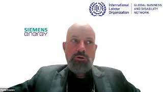 Florian Koemm Siemens Energy on ILO Global Business and Disability Networks SelfAssessment Tool [upl. by Holmann]