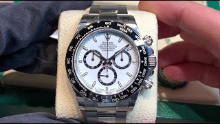 UNBOXING PANDA 126500  Removing Stickers of Rolex Daytona „Panda“ 126500LN0001 劳力士迪通拿熊猫 [upl. by Home]